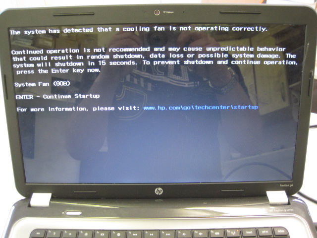 How to fix System Fan (90B) error on a HP Pavilion G6 Laptop - BusiFix